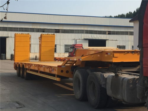 半掛車規格解析 高低平板與挖機板載重、價格及配件指南